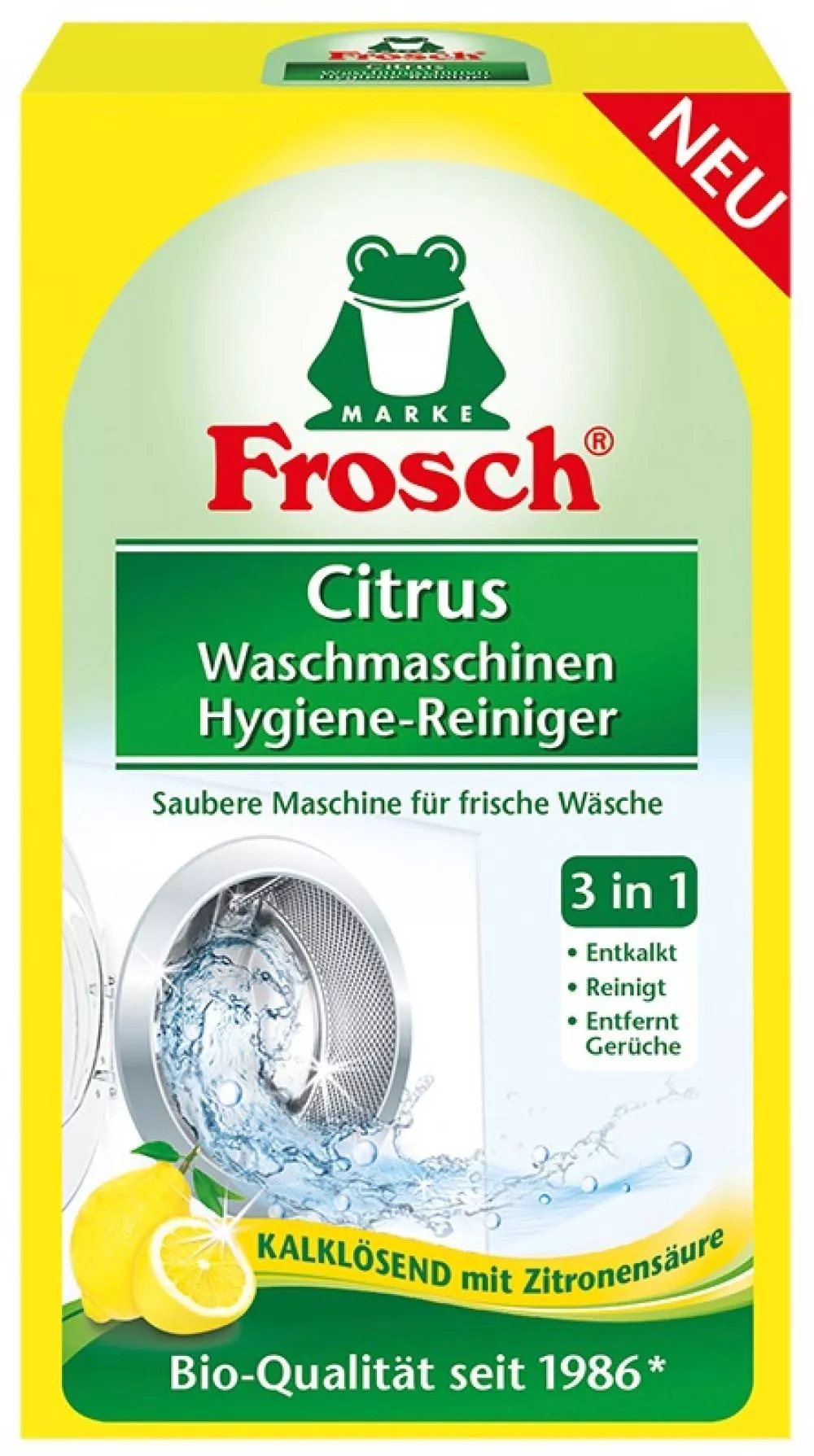 Frosch EKO Hygienischer Waschmaschinenreiniger Citron (250g)