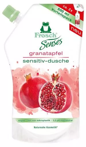 Frosch EKO Senses Duschgel Granatapfel - Nachfüllpackung (500ml)