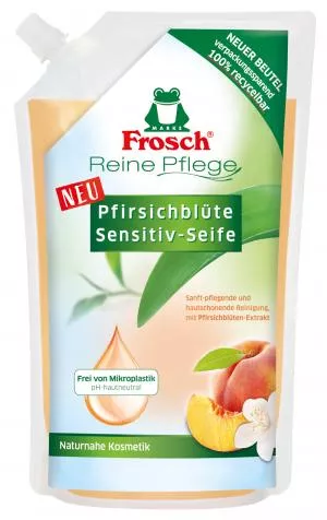 Frosch EKO Flüssigseife Peach - Ersatzkartusche (500ml)