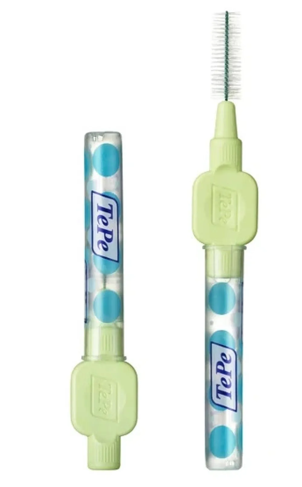 Extra weiche Interdentalbürsten Größe 5 grün (0,8 mm) 8 Stück