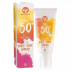 Ey! Spray-Sonnenschutz für Kinder SPF 50 BIO (100 ml) - 100% natürlich, mit Mineralpigmenten