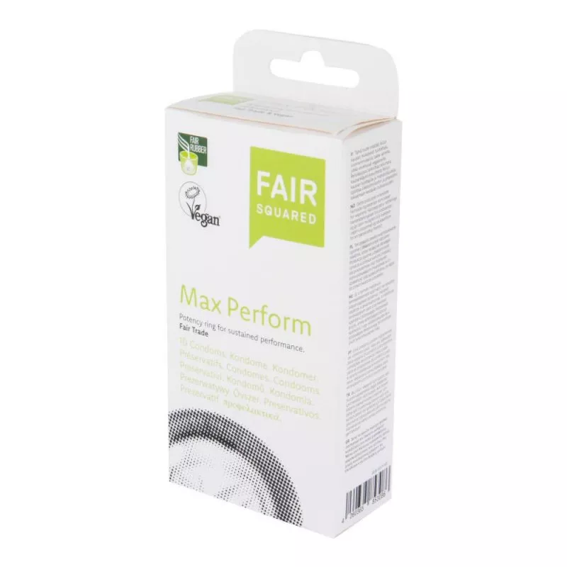 Fair Squared Kondom Max Perform (10 Stück) - vegan und fair gehandelt