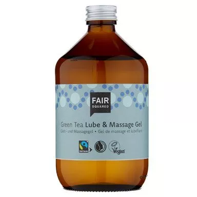 Fair Squared Gleit- und Massagegel mit grünem Tee (500 ml) - vegan und fair gehandelt