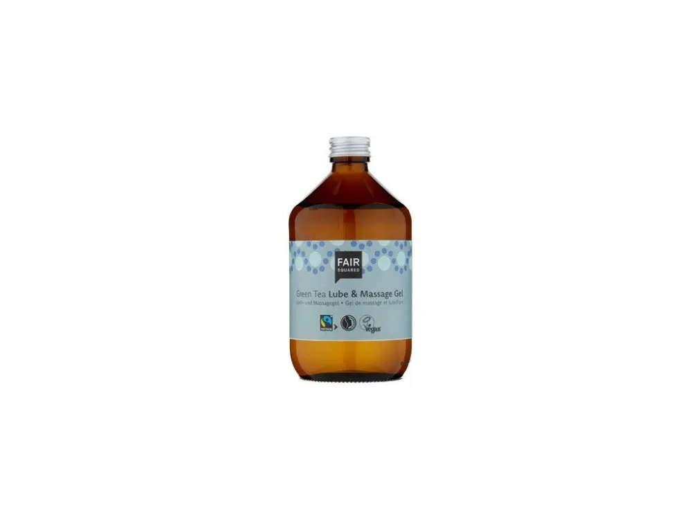 Fair Squared Gleit- und Massagegel mit grünem Tee (500 ml) - vegan und fair gehandelt