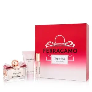 Salvatore Ferragamo Signorina Eau de Parfum für Damen 100 ml + EdP Mini 10 ml + BL