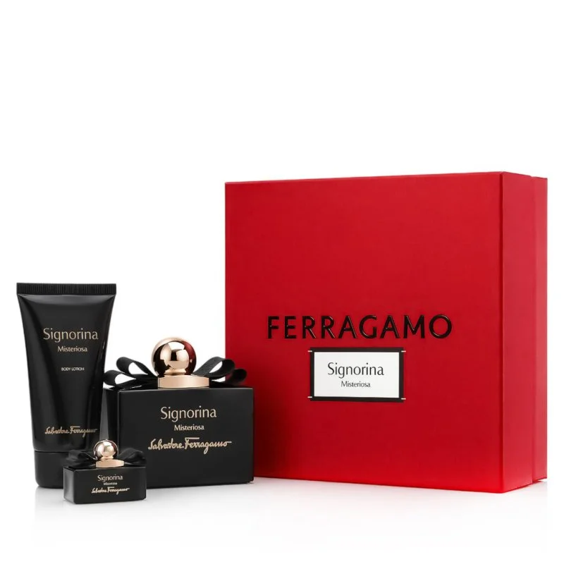 Signorina Misteriosa Eau de Parfum für Damen 100 ml + EDP Mini 5 ml + Bodylotion