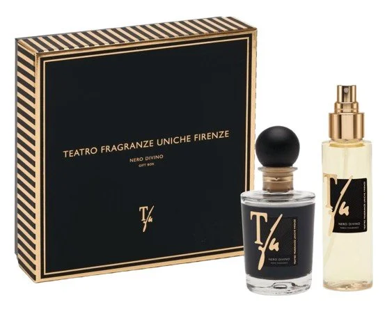 Box Nero Divino Stäbchen 100 ml Raumduft + Spray 100 ml Textilduft