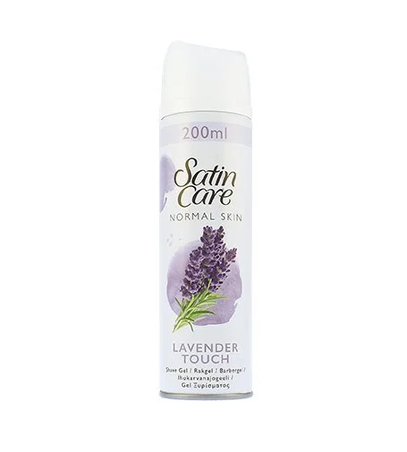 Satin Care Lavender Touch Rasiergel für normale Haut 200 ml