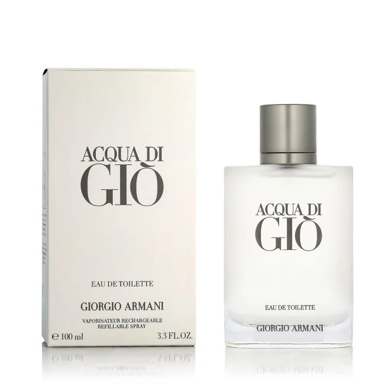 Acqua di Giò Pour Homme nachfüllbares Eau de Toilette für Herren 100 ml