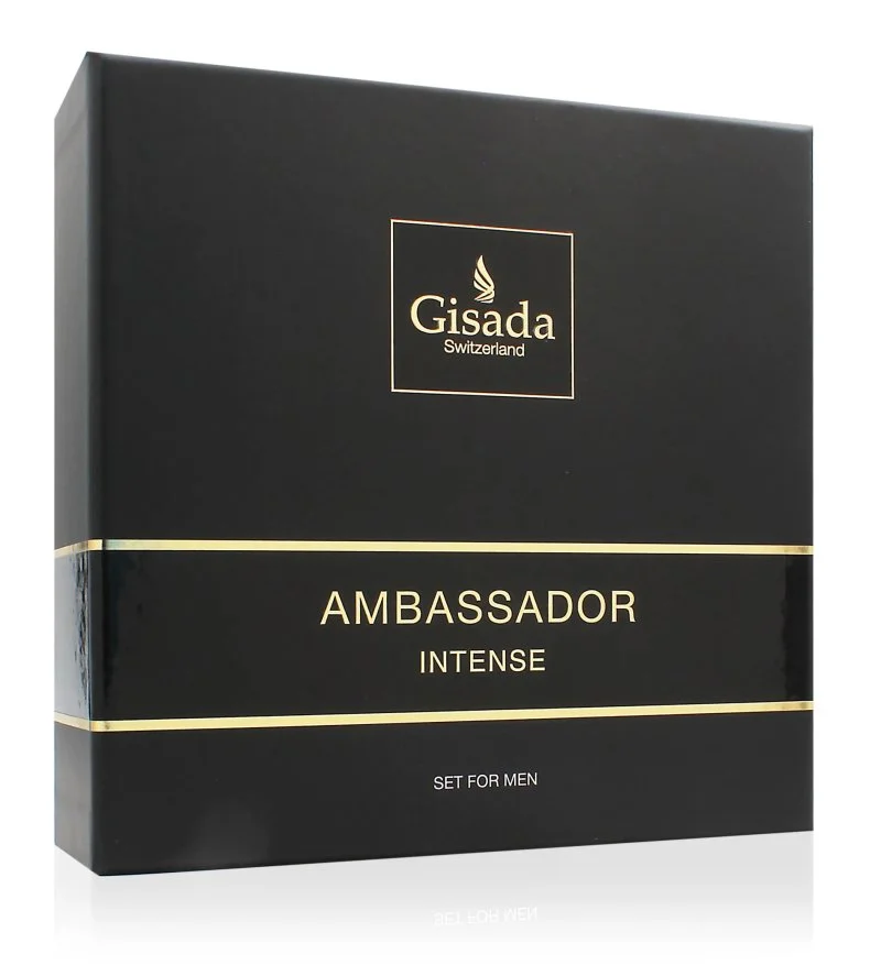 Ambassador Intense Geschenkset 50 ml + Duschgel Eau de Parfum für Herren