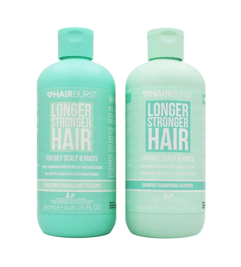 Longer Stronger Hair Oily Scalp & Roots Set für fettiges Haar Shampoo 350 ml + Conditioner