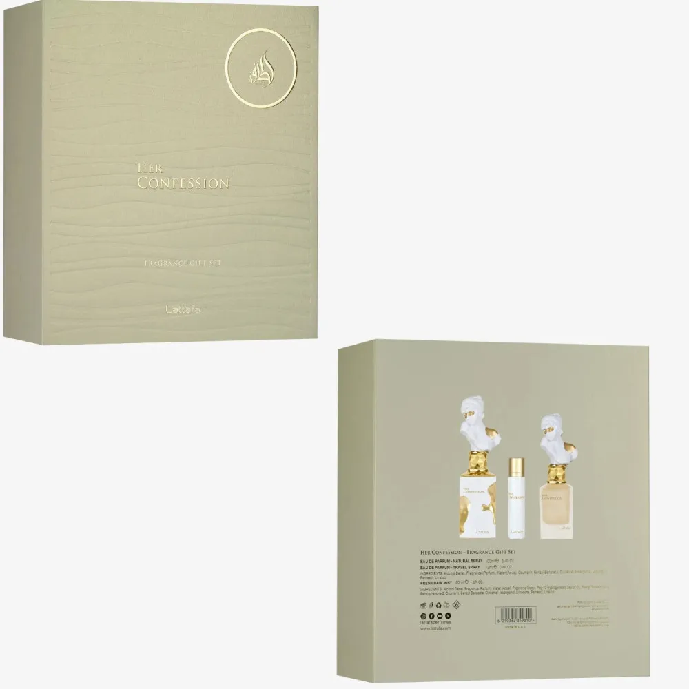 Her Confession 100 ml + EDP Mini 12 ml + Haarnebel Eau de Parfum für Damen 50 ml
