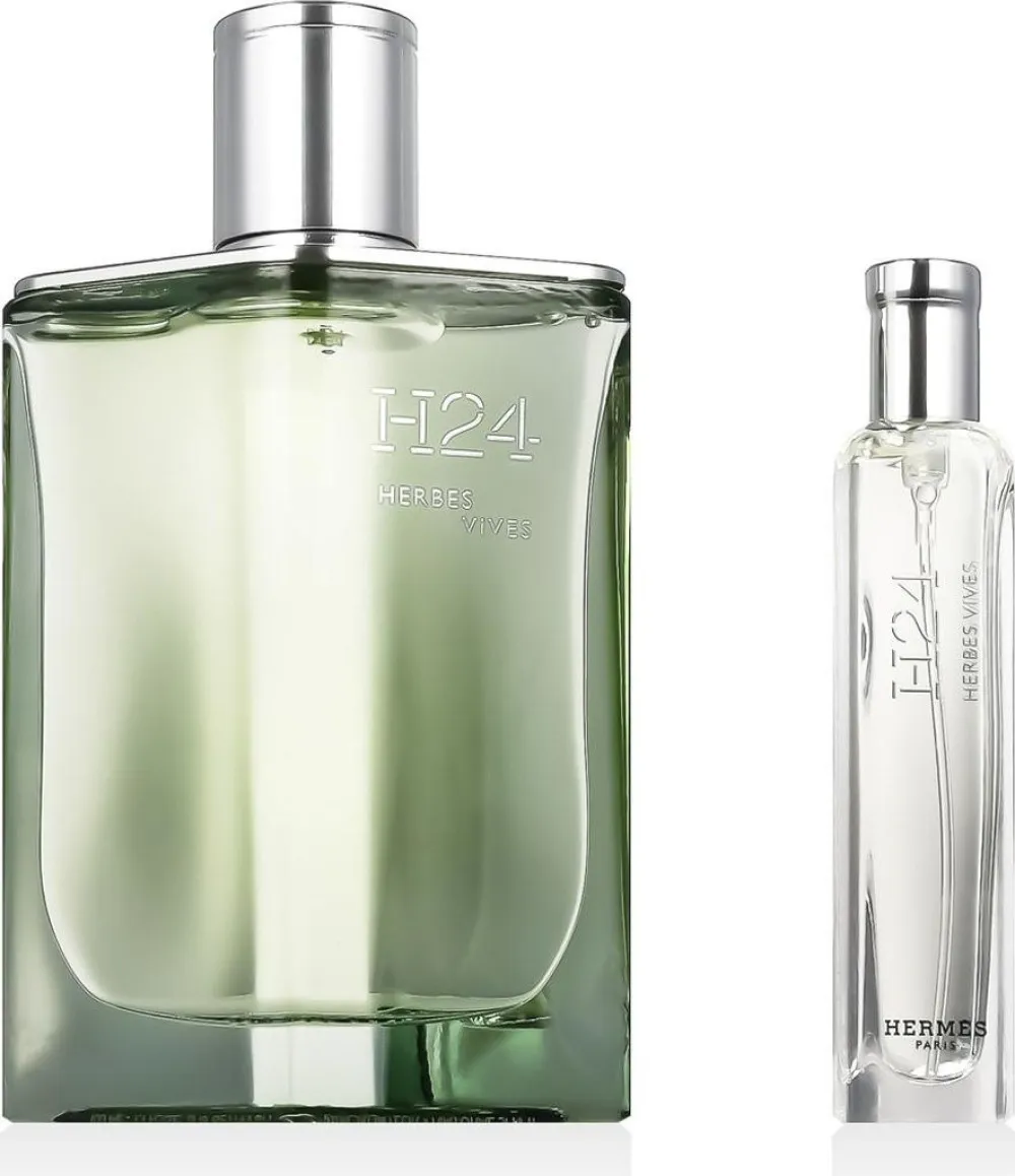 Hermès H24 Herbes Vives EDP nachfüllbar 100 ml + EDP MINI 15 ml M 1 ks