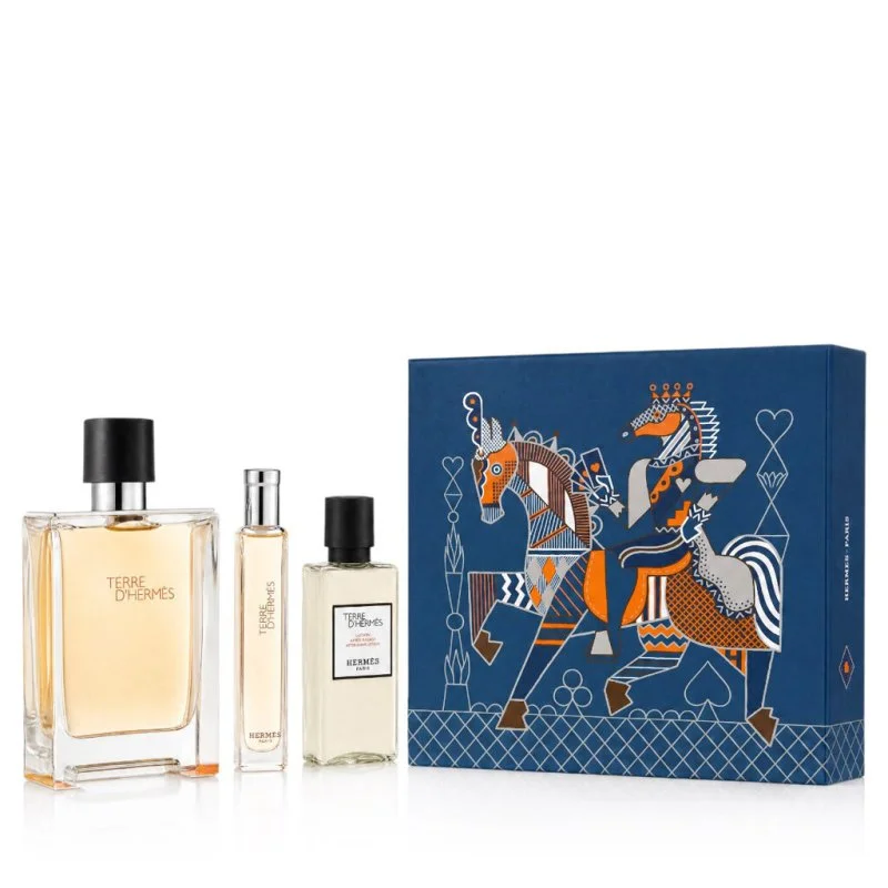 Terre D'Hermès 100 ml + EDT 15 ml + AS Eau de Toilette für Herren 40 ml