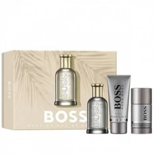 Hugo Boss Boss Bottled Geschenkset 100 ml + Duschgel 100 ml + Deostick Eau de Parfum für Herren