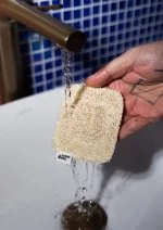 Hydrophil Luffa-Seifenunterlage – nimmt überschüssiges Wasser auf