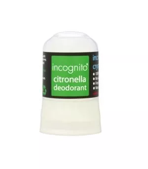 Incognito Citronela Schutzkristall-Deodorant (50 ml) - riecht nicht nach lästigen Insekten