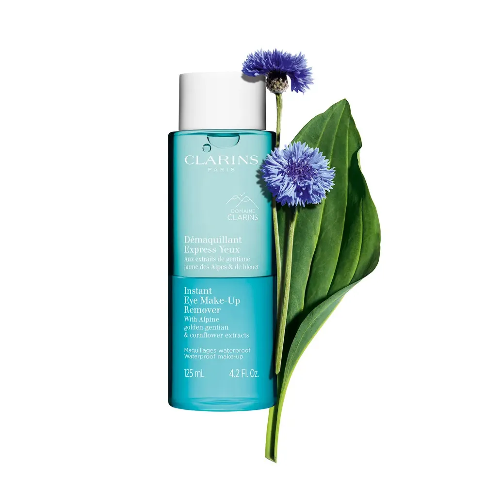 Sofortiger Augen-Make-up-Entferner mit Extrakten aus alpinem gelbem Enzian und Kornblume 125 ml