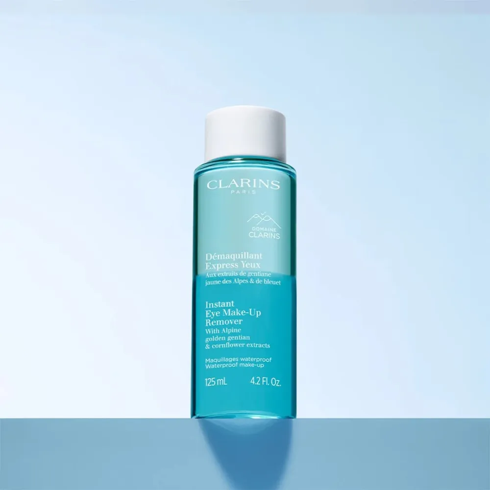 Sofortiger Augen-Make-up-Entferner mit Extrakten aus alpinem gelbem Enzian und Kornblume 125 ml