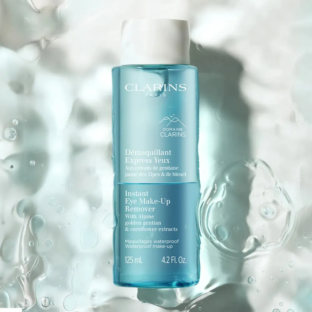 Sofortiger Augen-Make-up-Entferner mit Extrakten aus alpinem gelbem Enzian und Kornblume 125 ml