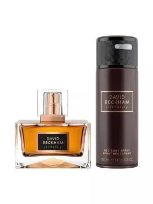 David Beckham Intimately Men Geschenkset 75 ml + Deospray Eau de Toilette für Herren