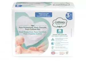 Cottony Wegwerf-Babywindeln aus Bio-Baumwolle 4-9 kg