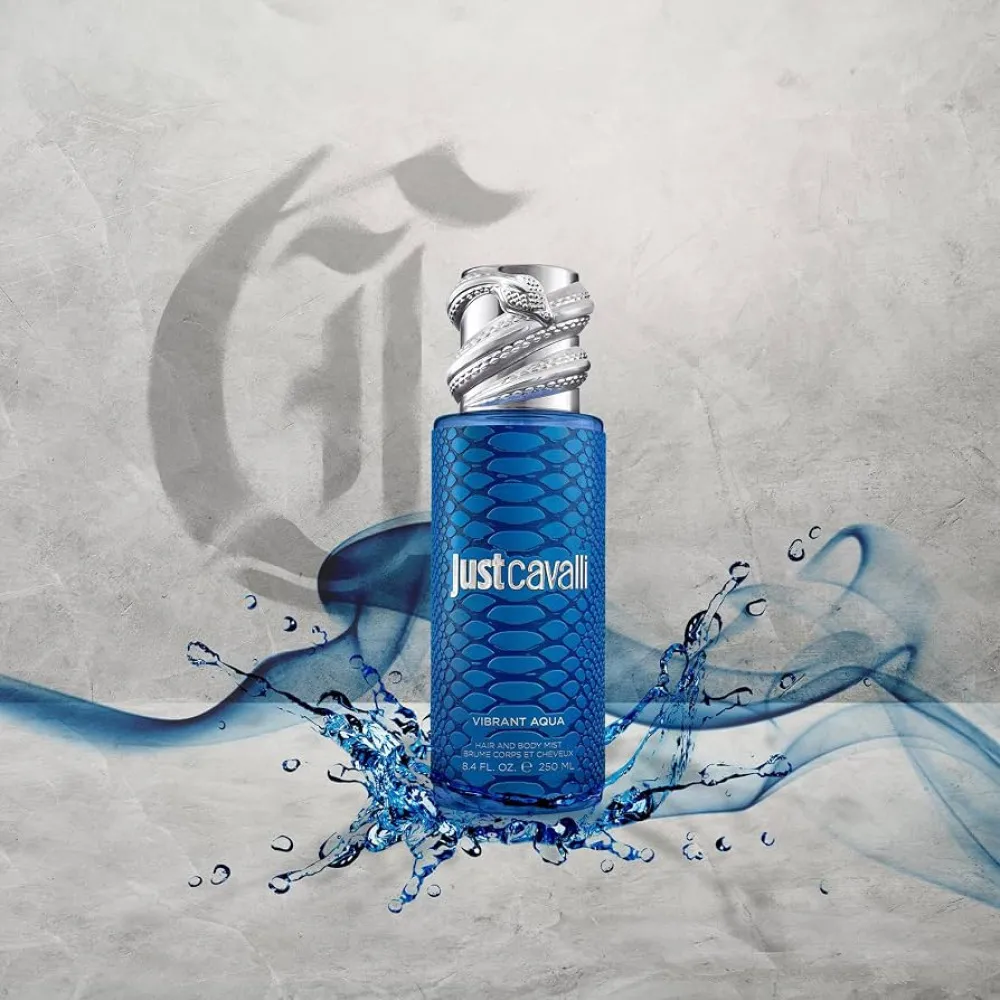 Just Cavalli Vibrant Aqua Körperspray für Damen 250 ml