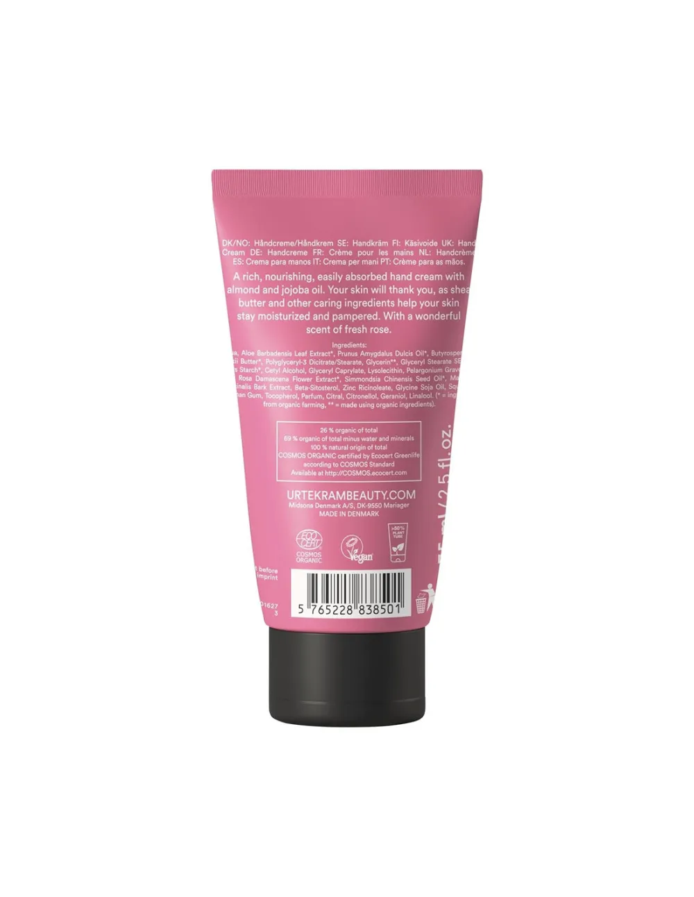 Urtekram Rosa Spülung 180ml BIO, VEG