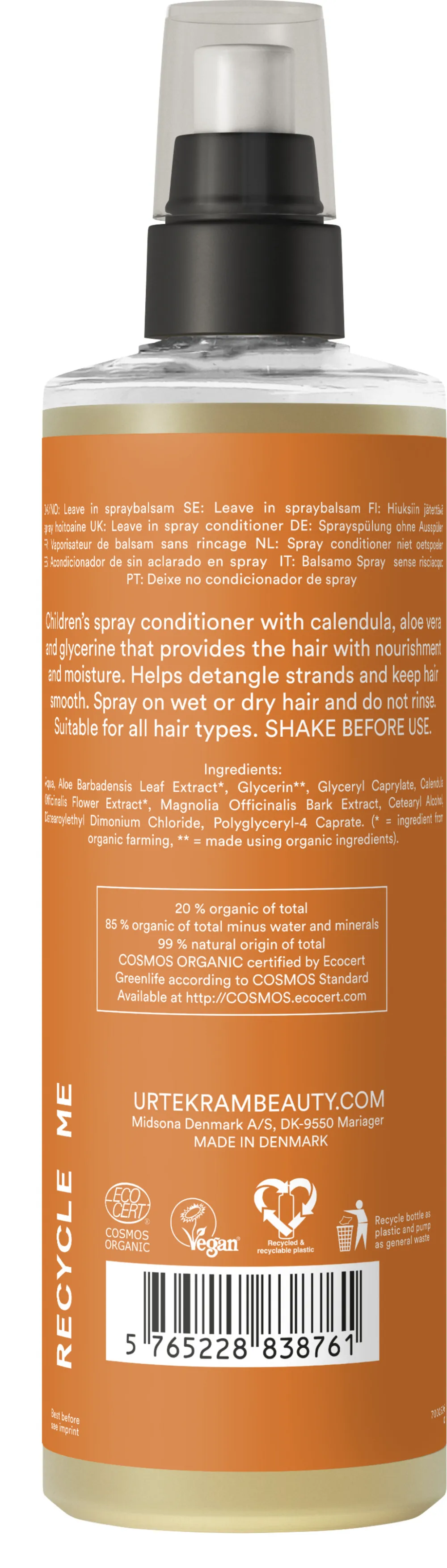 Urtekram Baby-Conditioner-Spray 250ml BIO, VEG