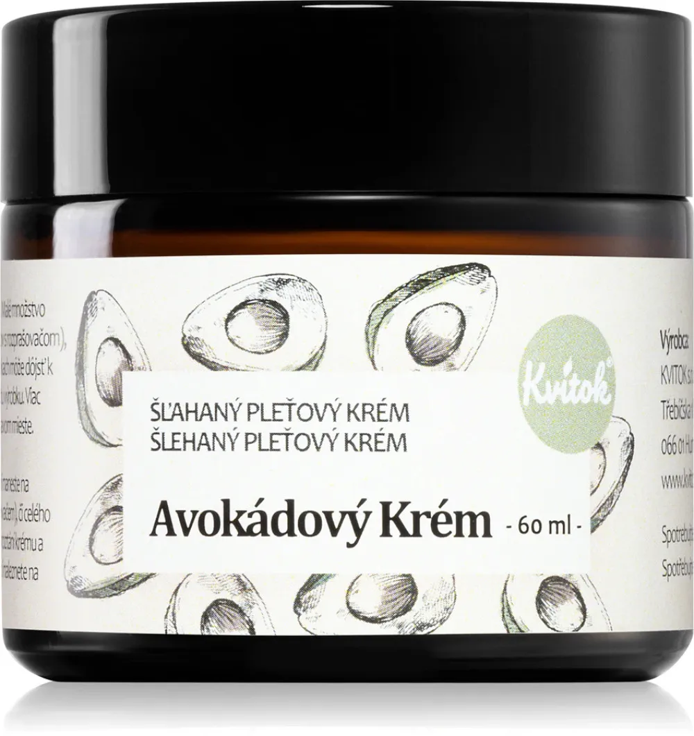Kvitok Avocadocreme für fettige und problematische Haut (60 ml) - neue Formel