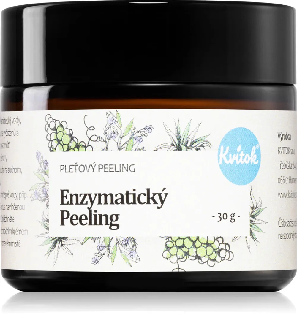 Kvitok Enzymatisches Peeling für alle Hauttypen (30 ml) - auch für empfindliche Haut geeignet