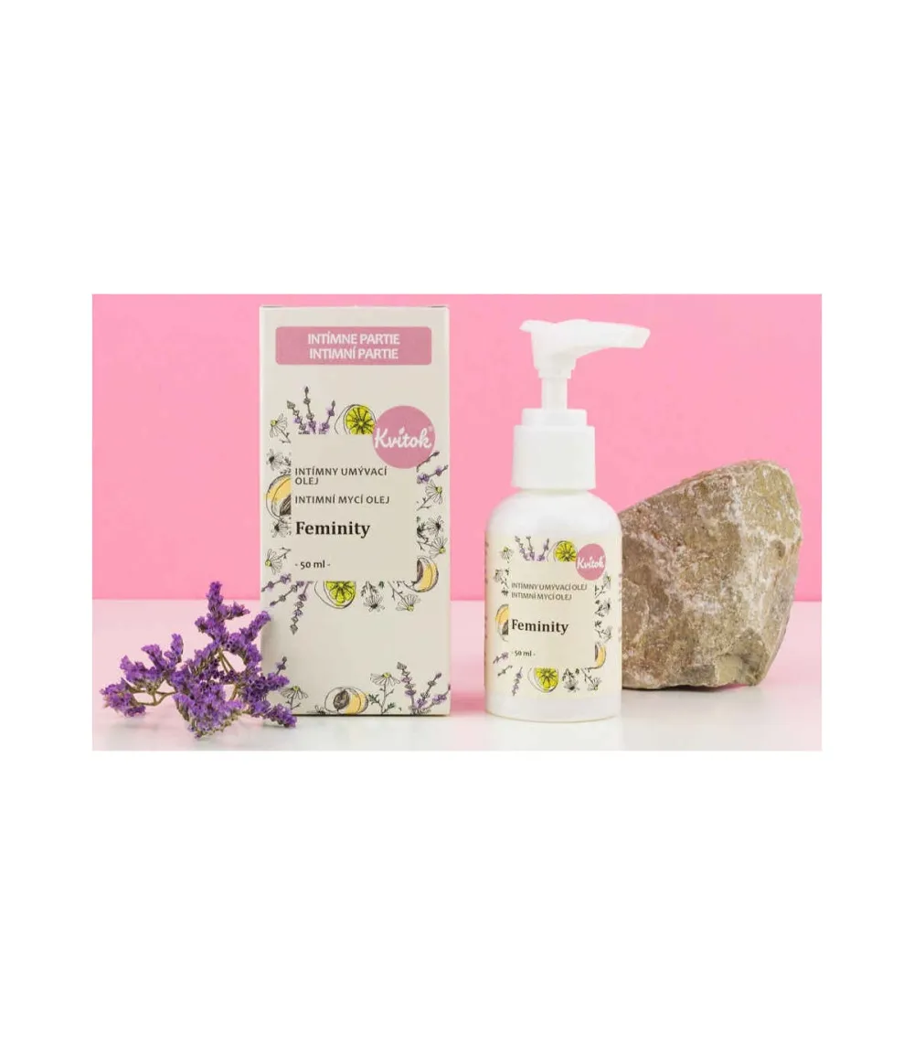 Kvitok Feminity Intimwaschemulsion (50 ml) - respektiert den pH-Wert des Intimbereichs
