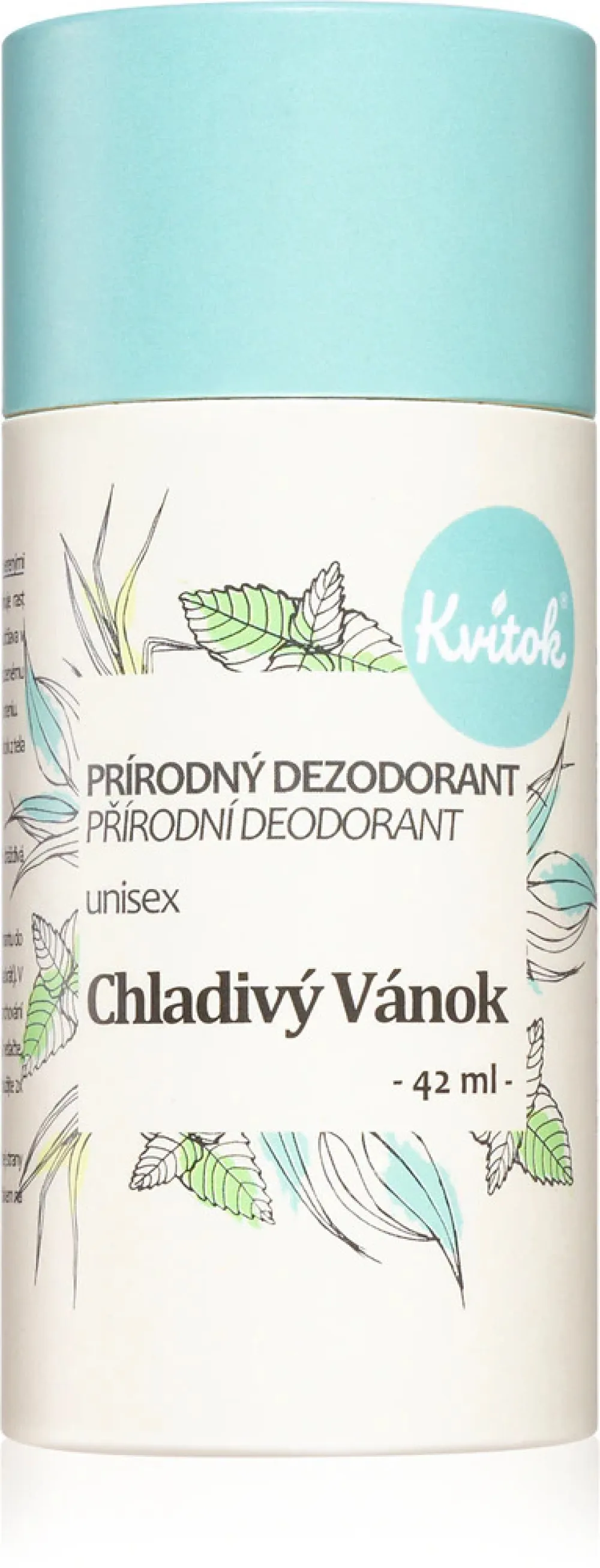 Kvitok Cool Breeze Creme Deodorant (30 ml) - geeignet für Frauen und Männer