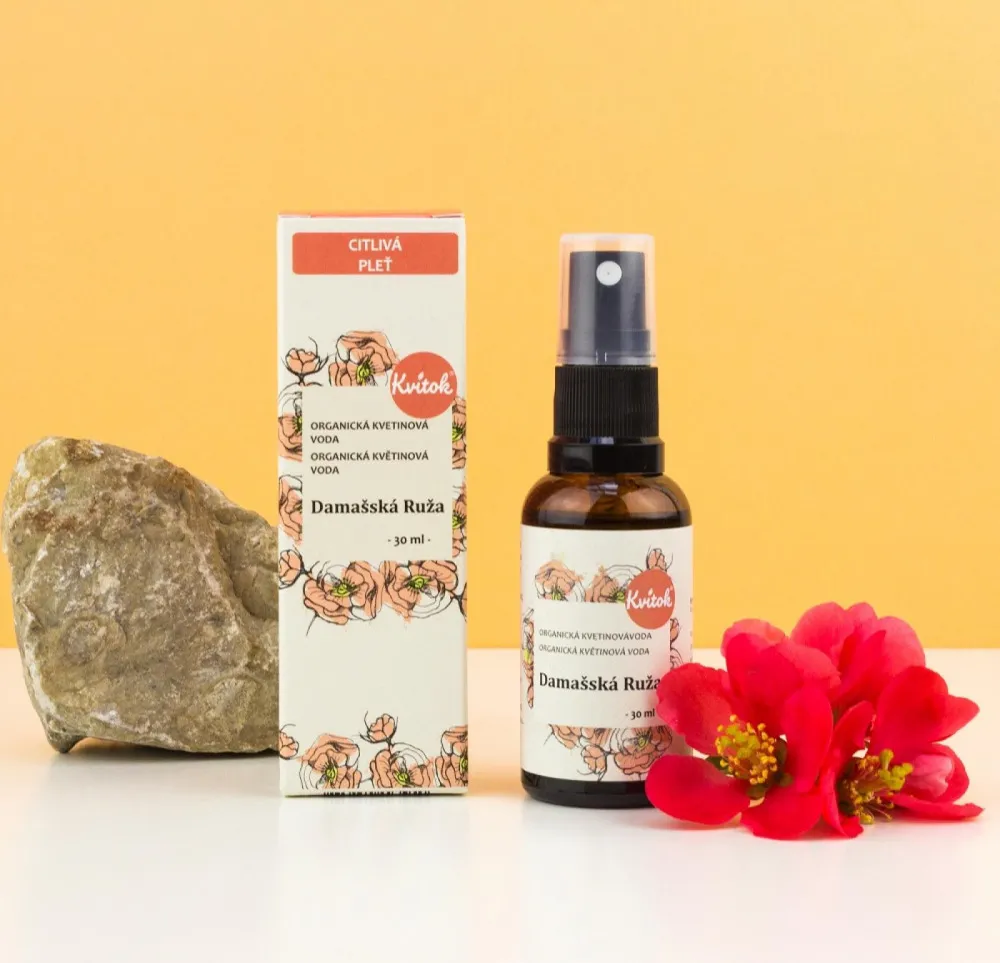 Kvitok Rose von Damaskus BIO Blumenwasser (100 ml) - universell einsetzbar