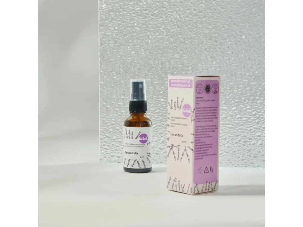 Kvitok Florales Wasser mit Spray - Lavendel BIO (30 ml) - harmonisiert und beruhigt