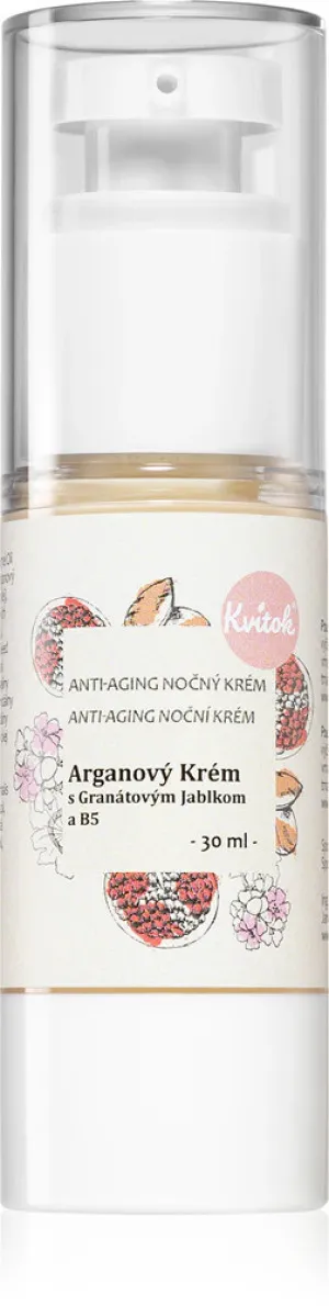 Kvitok Argan Night Cream for mature skin 30 (30 ml) - verlangsamt die Hautalterung