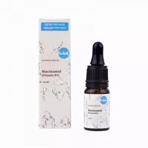 Kvitok Gesichtsserum - Niacinamid (Vitamin B3) (10 ml) - für zu Akne neigende, empfindliche und reife Haut