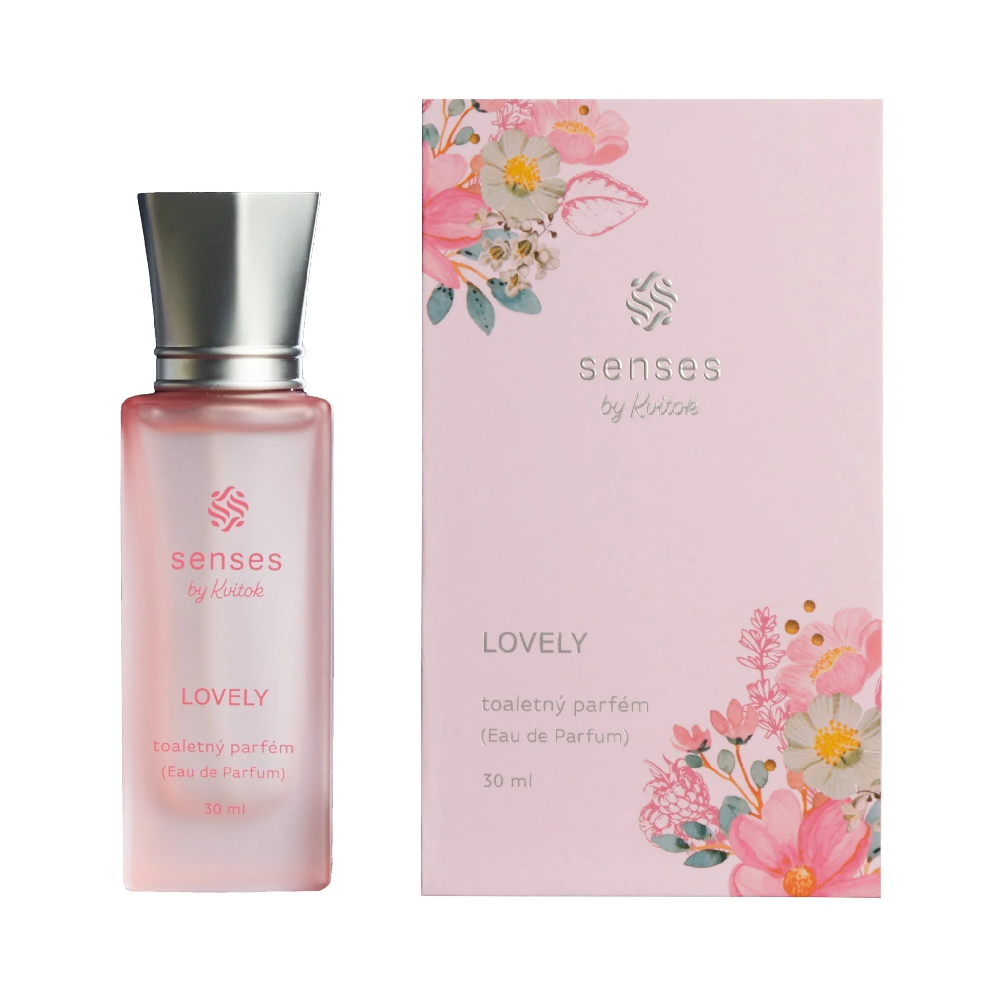 Kvitok Senses Eau de Toilette Lovely – Probe (2 ml) – mit dem Duft von Rose, Vanille und Zitrusfrüchten