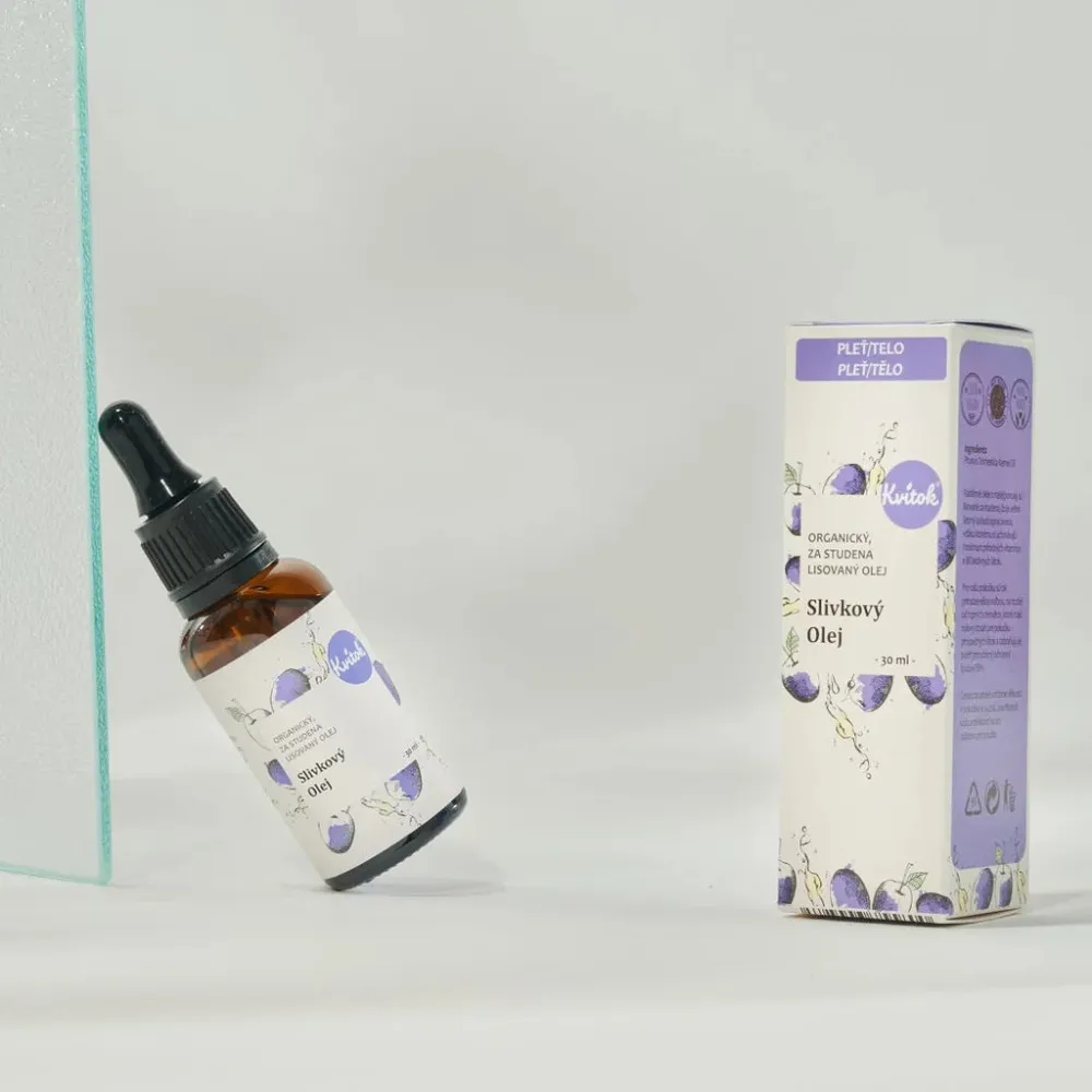 Kvitok Pflaumenöl BIO (30 ml) - reich an Antioxidantien