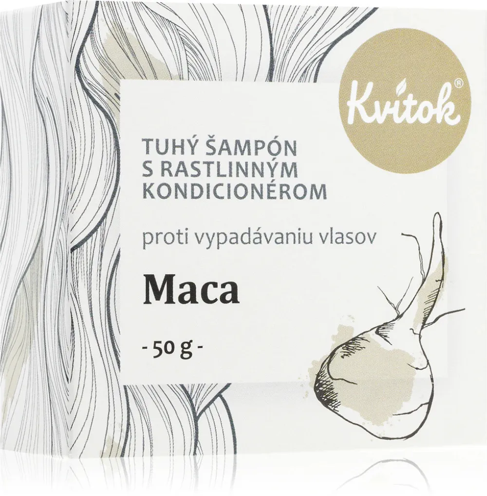 Kvitok Starres Shampoo mit Spülung Maca XXL (50 g) - stimuliert das Haarwachstum