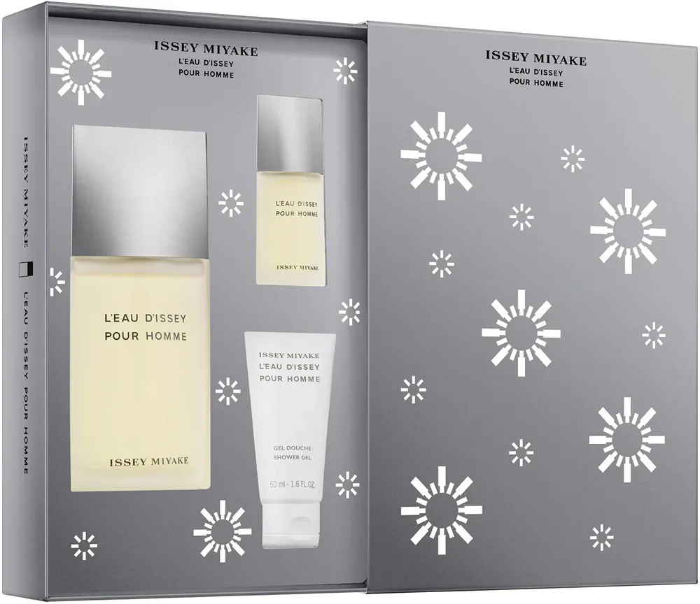 L'Eau d'Issey Pour Homme 125 ml + EDT 15 ml + SG Eau de Toilette für Herren 50 ml