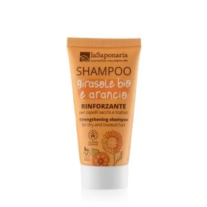 laSaponaria Shampoo mit Sonnenblume und Süßorange BIO 30 ml
