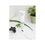 laSaponaria Whitening Zahnpasta WonderWhite - Minze und Aktivkohle BIO (75 ml)