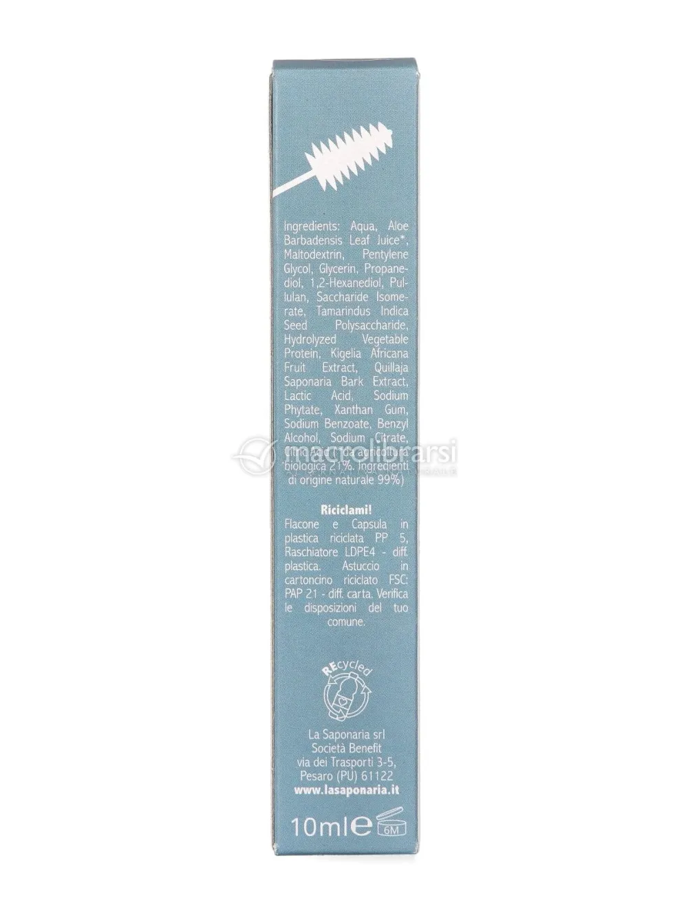 laSaponaria Augenbrauen-Gel mit Bio-Phyto-Keratin - transparent (10 ml) - fixiert die Form der Augenbrauen