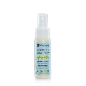 laSaponaria Intimspray ohne Abspülen mit Bio-Grüntee (50 ml) - schnelle Intimreinigung jederzeit und überall