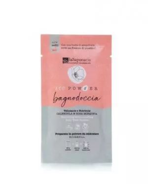 laSaponaria Sanft pflegendes Duschgelpulver - Ringelblume und Hagebutte (25 g)