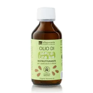 laSaponaria Kaltgepresstes Leinsamen-Haaröl BIO (100 ml)
