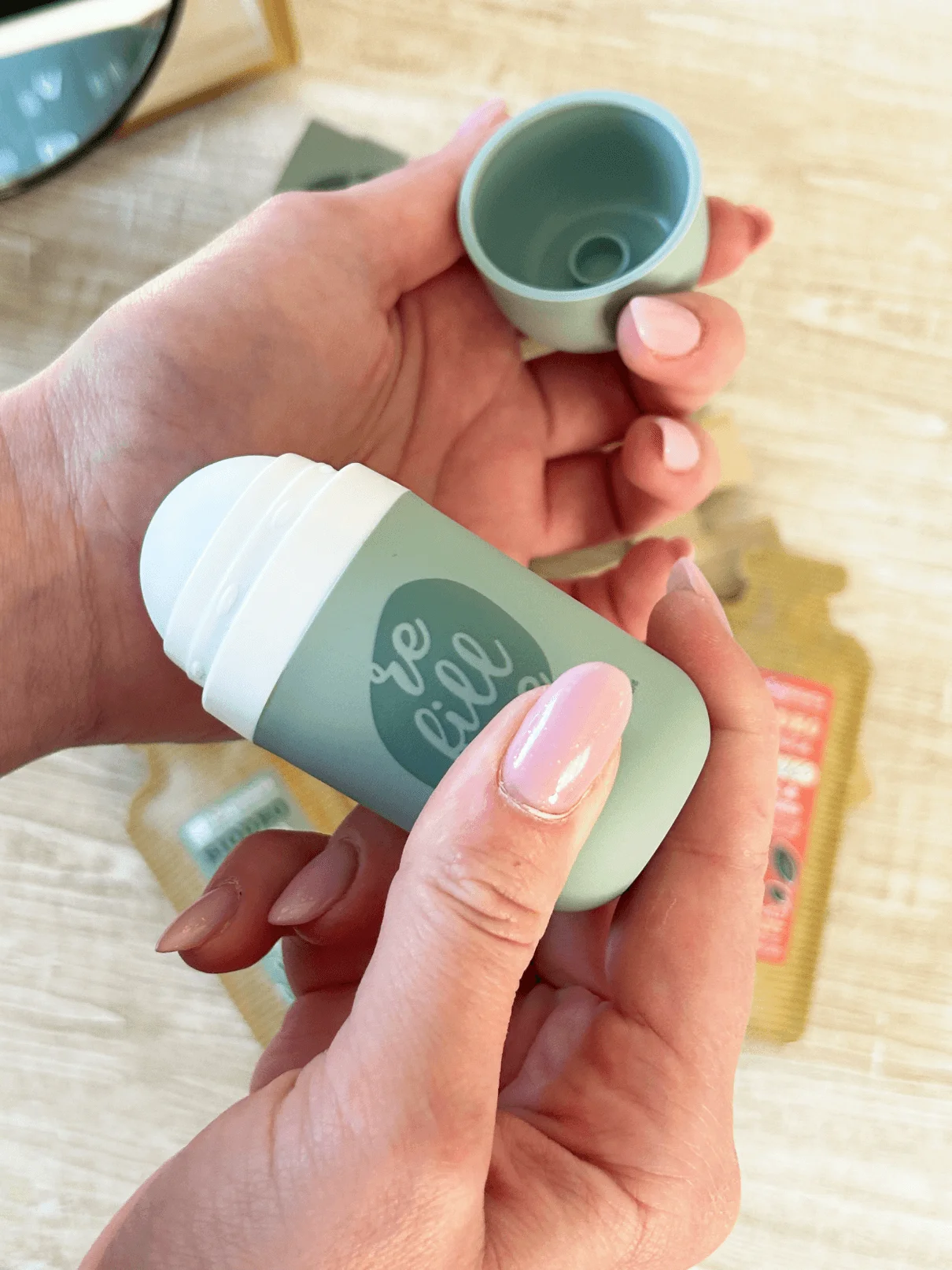 laSaponaria Nachfüllung für das Roll-on-Deodorant Grace - BIO, duftfrei (40 ml) - für empfindliche Haut