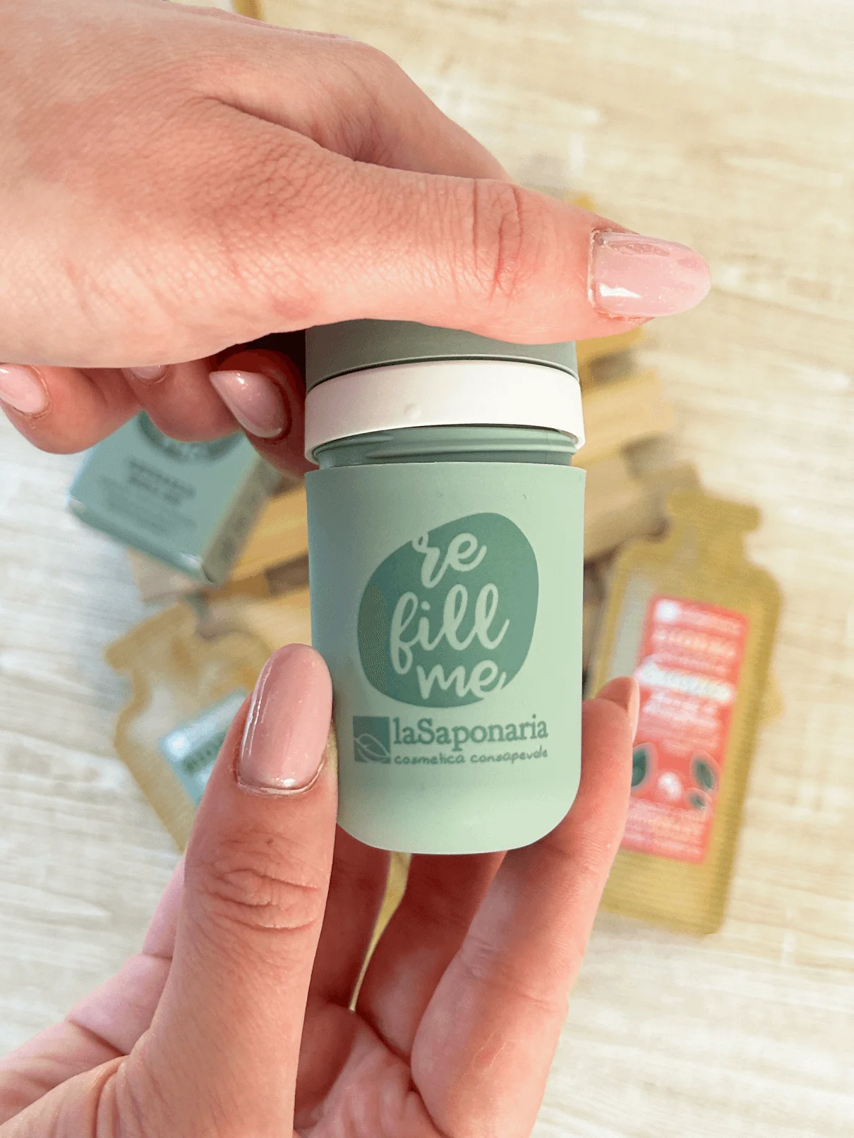 laSaponaria Nachfüllung für das Roll-on-Deodorant Sunrise - Mango & Grapefruit BIO (40 ml) - tropischer Duft
