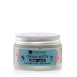 laSaponaria Deep Care Nachtcreme für reife Haut BIO (50 ml) - tiefenwirksame Regeneration während des Schlafs